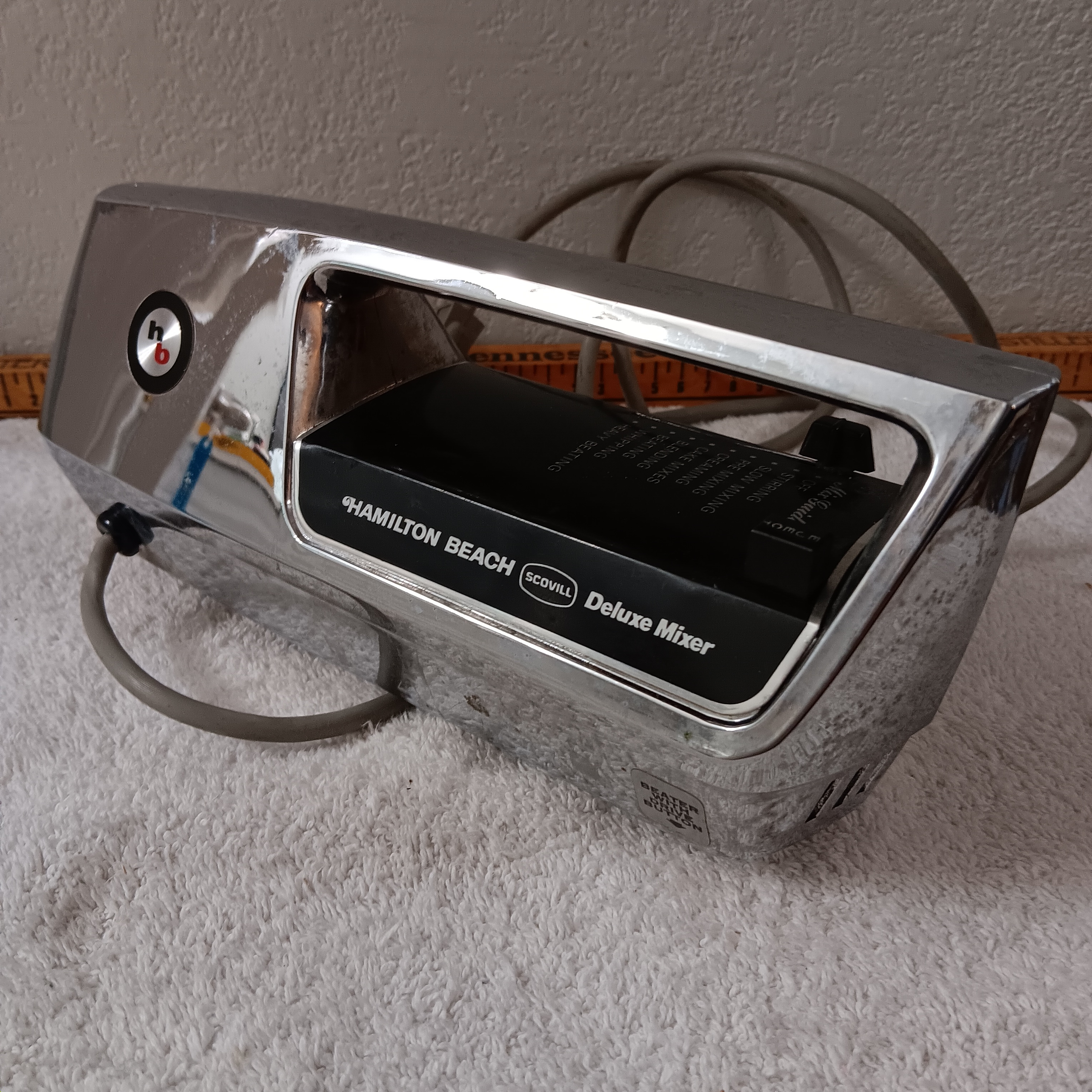 Hamilton Beach Chrome Deluxe Mixer Hamilton Beach Chrome Deluxe Mixer